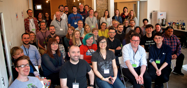 Barcampnfp 2015 end of day group shot by @netsmith