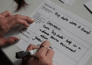 barcampnfp session card photo by Gaby Jeffs